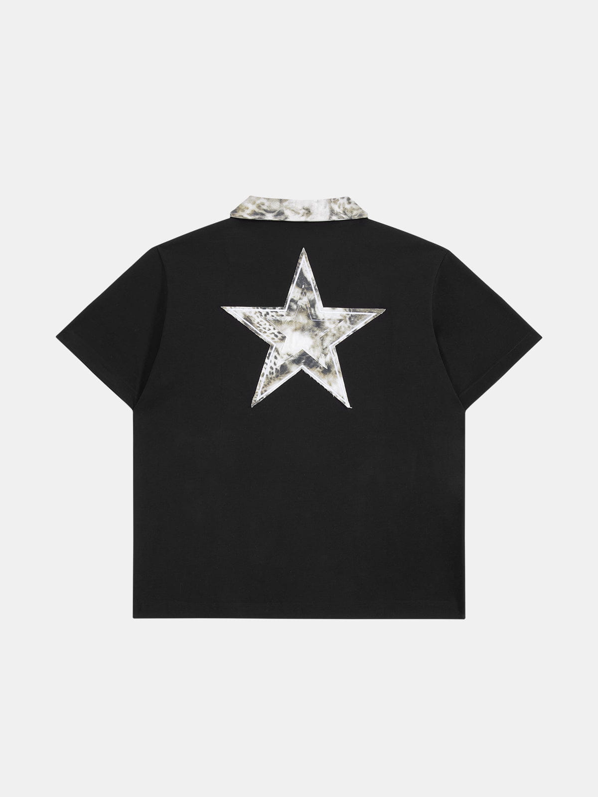 Alternative view of Aelfric Eden Leopard Star Polo Tee