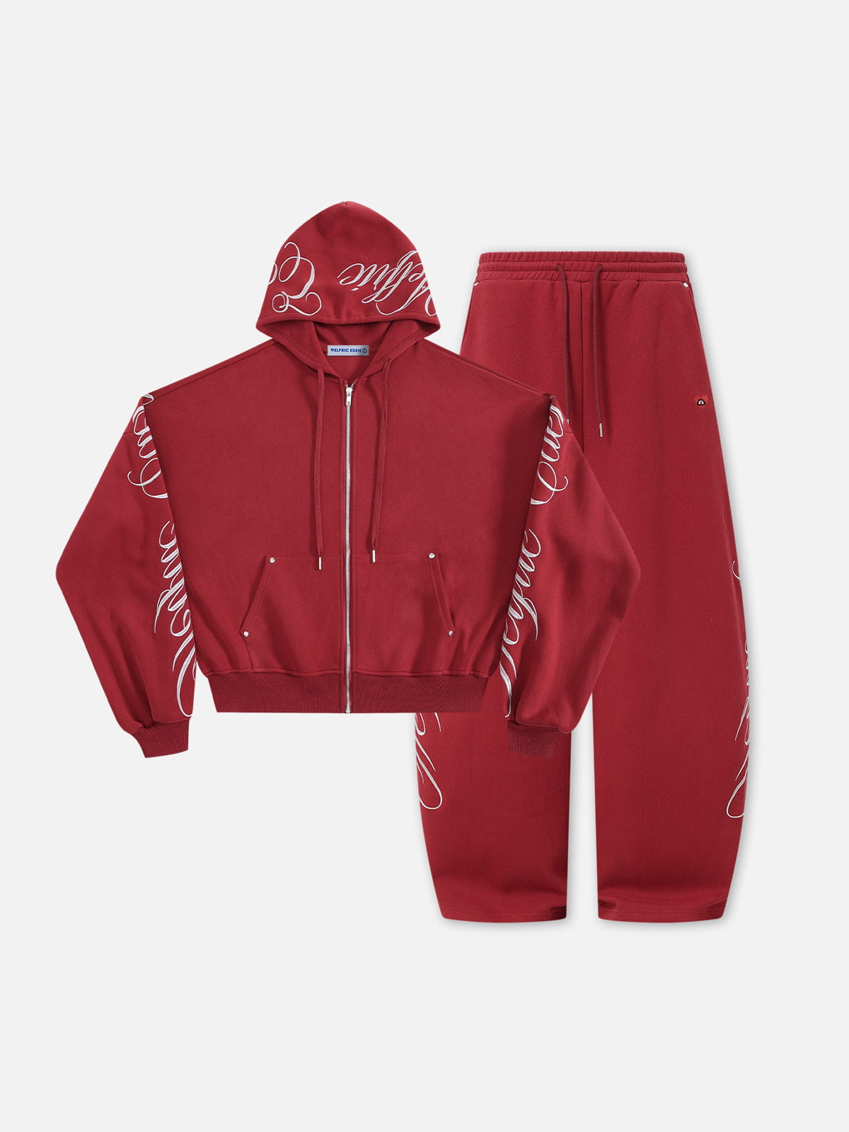 Alternative view of Aelfric Eden Boxy Embroidery Hoodie Sets