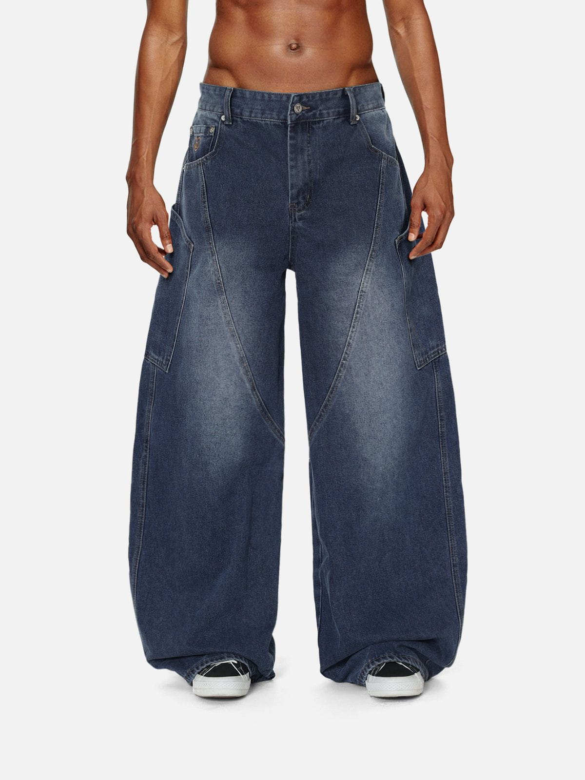 Alternative view of Aelfric Eden  Baggy Barrel Big Pocket Jeans